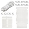 TPTGIAR Vertical Blinds Repair Parts Kit, Plastic Vertical Blind Slats,
