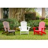 Leigh Country Red Adirondack Chair for Patio, Deck or Yard