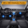 OBD2 OBD Power Cable for Dash Camera, MarsPro OBD to