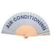 Fisura - Original hand fan with the inscription "air conditioning".