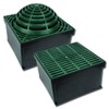 Polylok 12"x12" Square Catch Basin Kit (Green Grate)