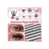 Gorgeous Olivia 88 Pestañas Postizas Kit Completo Rosa Chicle Black