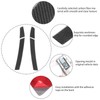 4Pcs Console Armrest Side Cover Carbon Fiber Trim Sticker Fit