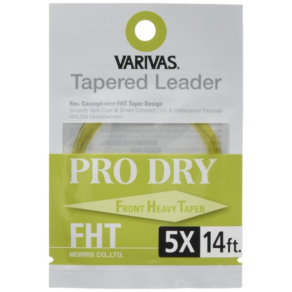 VARIVAS Harris Tapered Leader Pro Dry FHT 11ft 5X TL-40