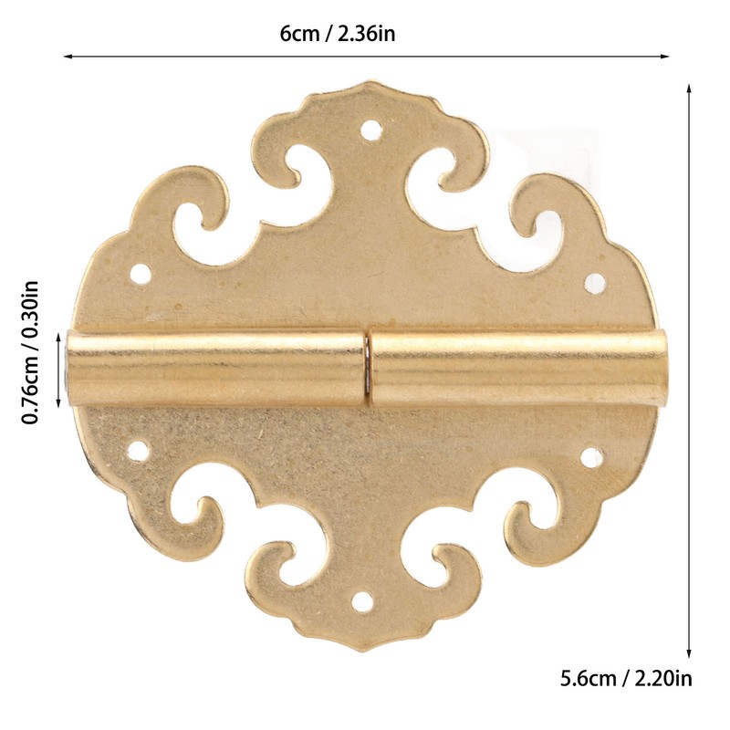 Antique Door Hinges Durable Brass Glossy Classic Antique Style Widely