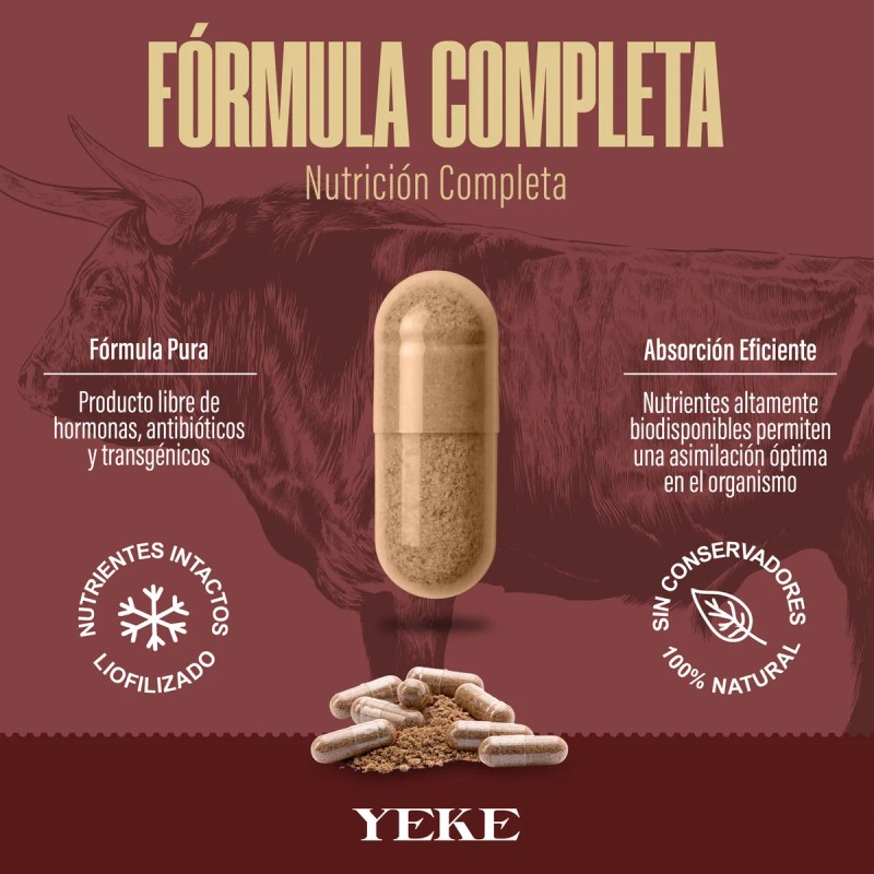 Yeke Holy Liver Multivitamínico Q10 Hígado Res Orgánico Sin Sabor
