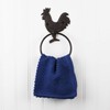 Treasure Gurus Metal Rooster Bathroom Towel Ring Holder Rustic Kitchen