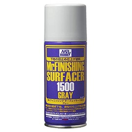 GSI Creos B527 Mr. Finishing Surface 1500 Gray Spray 6.1 fl oz (170 ml) Hobby Finishing Material