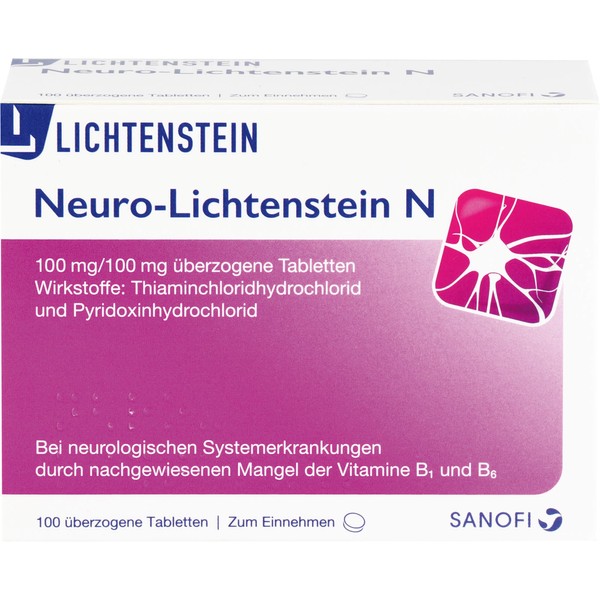Zentiva Neuro-Lichtenstein N überzogene Tabletten, 100 pcs. Tablets