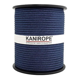 Kanirope® Polypropylene Rope Multibraid 3 mm 100 m Colour Navy (0112) 16x Braided