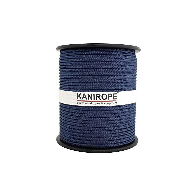 Kanirope® Polypropylene Rope Multibraid 3 mm 100 m Colour Navy