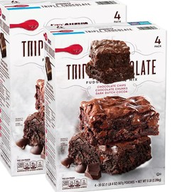 Chocolate Fudge Brownie Mix, 20 oz, 4 Pack (2 Pack)