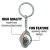 GRAPHICS & MORE Power Rangers Dino Fury Gold Ranger Keychain
