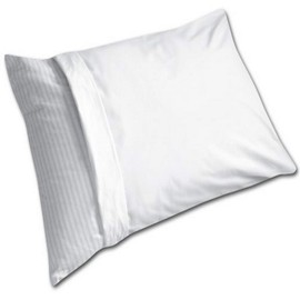 Fresh Ideas 100-Percent Cotton Stain Resistant Pillow Protector, Queen, 1-Pack
