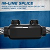 OHLECTRIC Insulated Wire Connector Inline Black Splice for 2-14 Wire