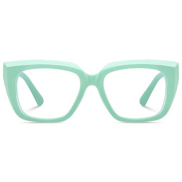 YMRFW Square Blue Light Blocking Glasses for Women Men Retro