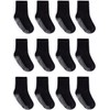ZAPLES Baby Non Slip Grip Crew Socks with Anti Skid
