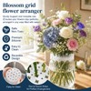 2 Pcs Silicone Flower Arranging Grid, Reusable Fits 3-4" Vase