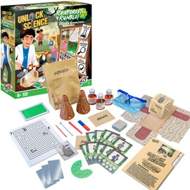Galt Unlock Science - Rainforest Rumble! Science Kit for Kids Ages 8+, STEM Experiments Set - Fun Filled Crime Solving & Mystery Game for Children - Learn Science, Investigate Clues & Crack the Case!