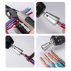 LNGJIN Wire Twisting Tool,2PCS 6mm Wire Twisting Stripping Tools,Wire Twister