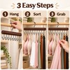 Wooden Hanger Organizer for Bras & Underwear – Multi-Hook Closet