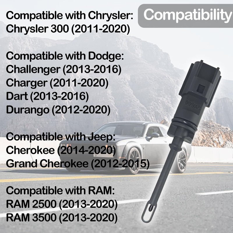 5149279AC 5149279AB Intake Air Temperature Sensor with Connector Pigtail Harness