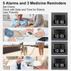 yamemo 8 Inch Extra Large Digital Alarm Clock for Seniors