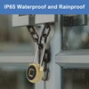 Dhiedas Fingerprint Padlock - Locker Lock Combination Lock with Fingerprint
