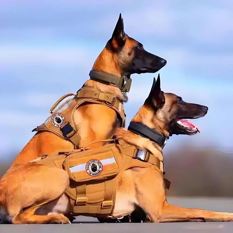 Tactical Service Dog Patch 3" Please Don't Pet Me I'm