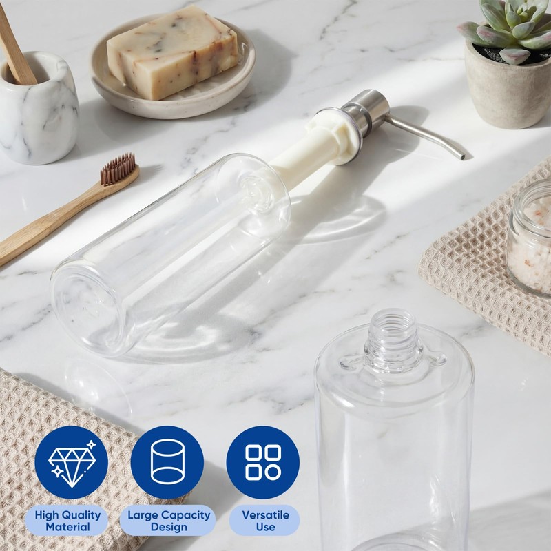 Singhoow Updated Soap Dispenser Bottle for Kitchen Sink Replacement 500