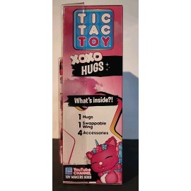 Blip Toys Tic Tac Toy Plush Stuffed Plush White XOXO Hugs Surprise Soft Cuddly Cute NEW