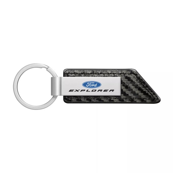 iPick Image Ford Explorer Carbon Fiber Texture Black PU Leather