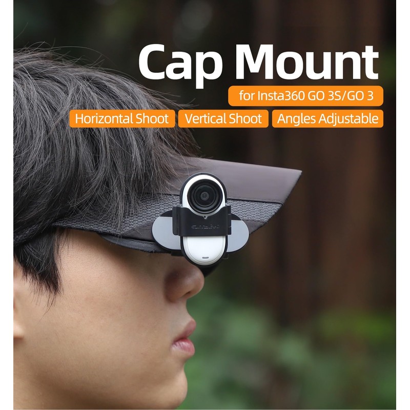 BTG Cap Mount for Insta360 Go 3S Go 3 Accessories