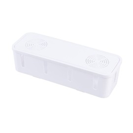 SHINEOFI Cable Box Organizer Strip Storage for Cord Management Efficiently Hides Wires and Cables Keeps Spaces Tidy and Safe for Use