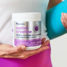 Nativepath Creatina Monohidrato L-leucina L-carnitina 1 Un Sin Sabor