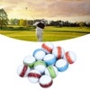 12PCS Golf Balls Rubber Polyurethane PU 3 Layer Putting Practice