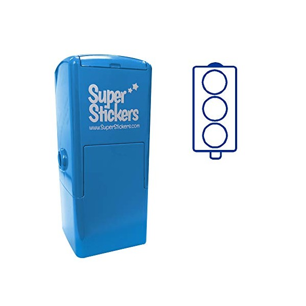 SuperStickers Traffic Light Pre-Inked Stamper,DST035