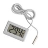 EVGATSAUTO Termómetro Digital, Mini Pantalla LED Medidor de Temperatura Digital