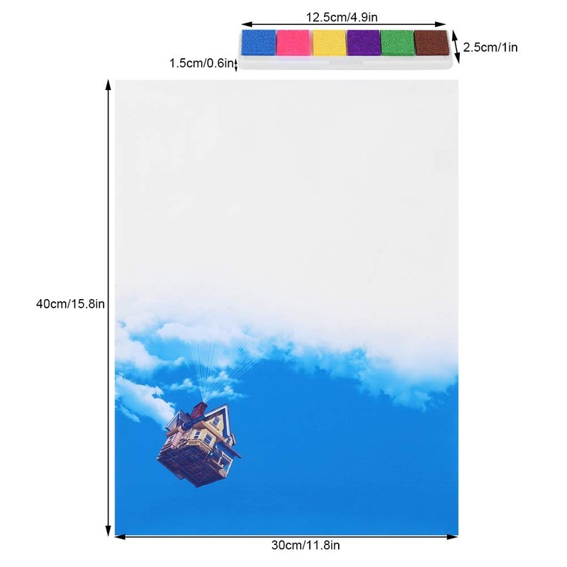 Árbol de Huellas Dactilares Compañeros de Clase Reunión Boda Memoria