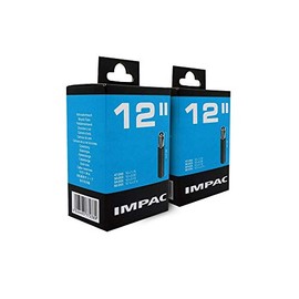 Impac 2pk Cycle Tubes 12" - Schrader Valve - 12 x 1.75-2.10 (203 47-62) - Kids Bikes/Prams/Buggies