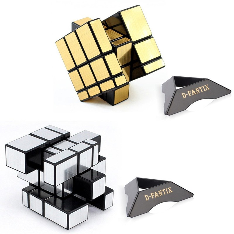 D-FantiX Shengshou 3x3x3 Mirror Cube Set, 2 Pack, ABS Plastics,