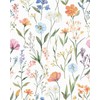 Sevalo Floral Peel and Stick Wallpaper Wildflower Boho Nursery17.3”×78.7”