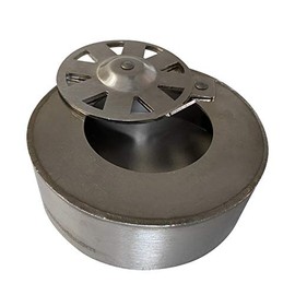LavaLock Stainless Adjustable Daisy Wheel Top Draft Chimney Damper for Big Green Smoker