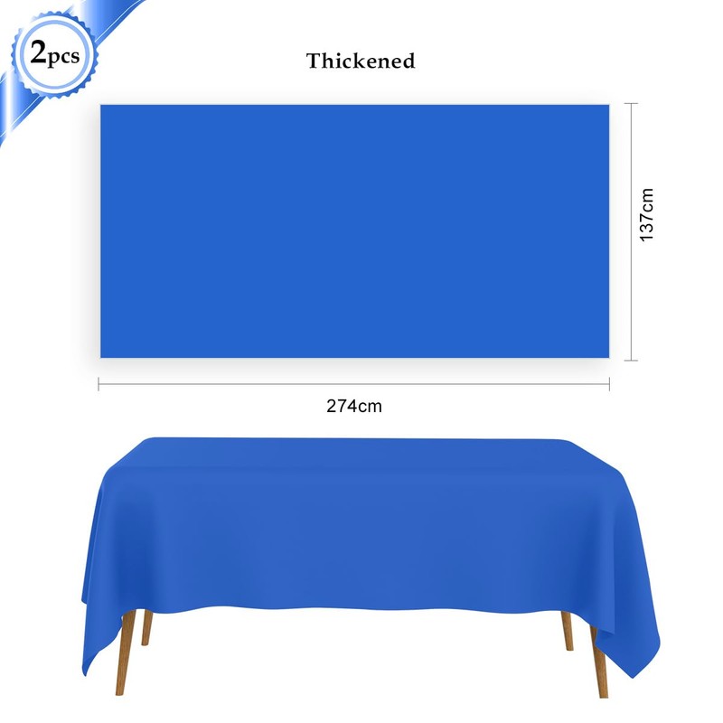 Blue Tablecloth,Outdoor Table Cloth,Wipe Clean Tablecloth,Birthday Table Cloth,Tablecloths Rectangular,Disposable Table