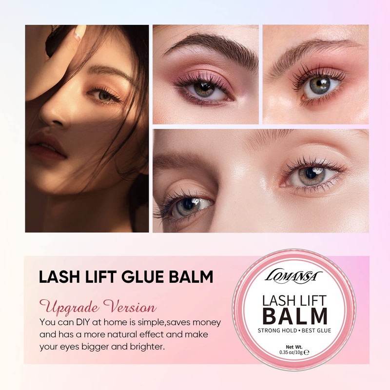 Lomansa Eyelash Lifting Glue, Lash Lift Glue Balm, Lash Lift