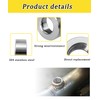 2Pcs M22 x 1.5 Soot Sensor Repair Fitting(Stainless Material) Compatible