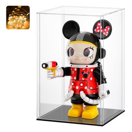 Huijintao Acrylic Display Case/Display Case/Display Box for Figures, Collectibles, Self-Assembly (15 x 15 x 20 cm)