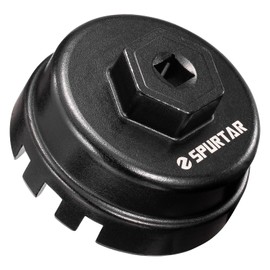 Spurtar Spurtar Oil Filter Wrench for Toyota 6 Slots 14 Flutes Oil Filter Removal Tool 64mm Oil Filter Cap Wrench for Corolla, Prius, Prius Prime, Prius V, Matrix, CT200h, Scion iM/iQ/xD 1.8L Engine