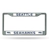 Rico Industries Seattle Seahawks Chrome License Plate Frame
