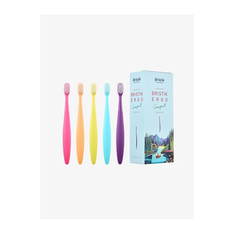 5 Ergo Adult Toothbrushes-Original Original Urbane Compact / 에르고 성인